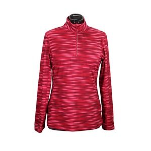 Cascade Sport‎ 1/4 Zip Fleece Pullover Women's Large Long Sleeve Performance Top